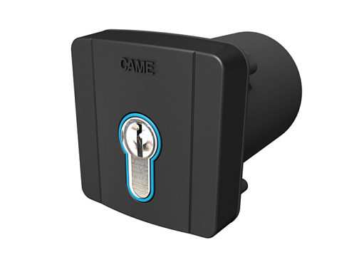 Купить Встраиваемый ключ-выключатель CAME SELD2FDG с цилиндром замка DIN и синей подсветко с доставкой и установкой в Керчи