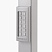 Морозостойкая, водонепроницаемая кодовая панель Locinox (Бельгия) SLIMSTONE со встроенным реле, цвета zilver и 9005 (черный)  - купить в Керчи!