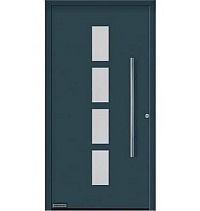 Двери входные алюминиевые  ThermoPlan Hybrid Hormann – Мотив 501 в Керчи