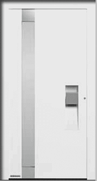 Двери входные алюминиевые ThermoCarbon Hormann - Мотив 306 в Керчи