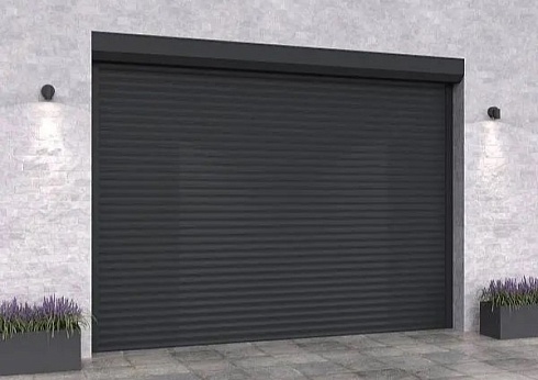 Рулонные ворота для гаража Алютех Trend с алюминиевым профилем PD/77 и высокой защитой от взлома с доставкой в Керчи 